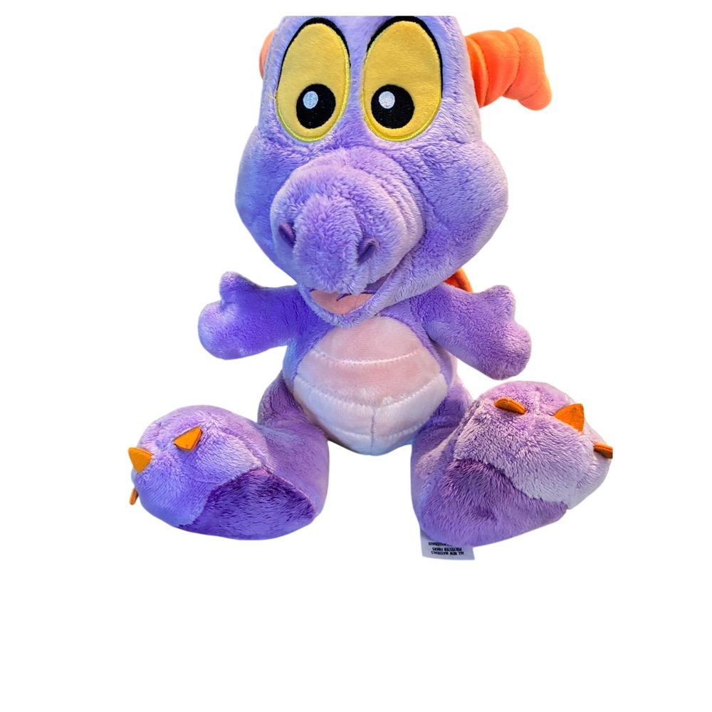 Disney Parks Figment The Dragon Plush Epcot Purple Stuffed Animal Toy 10 Inch